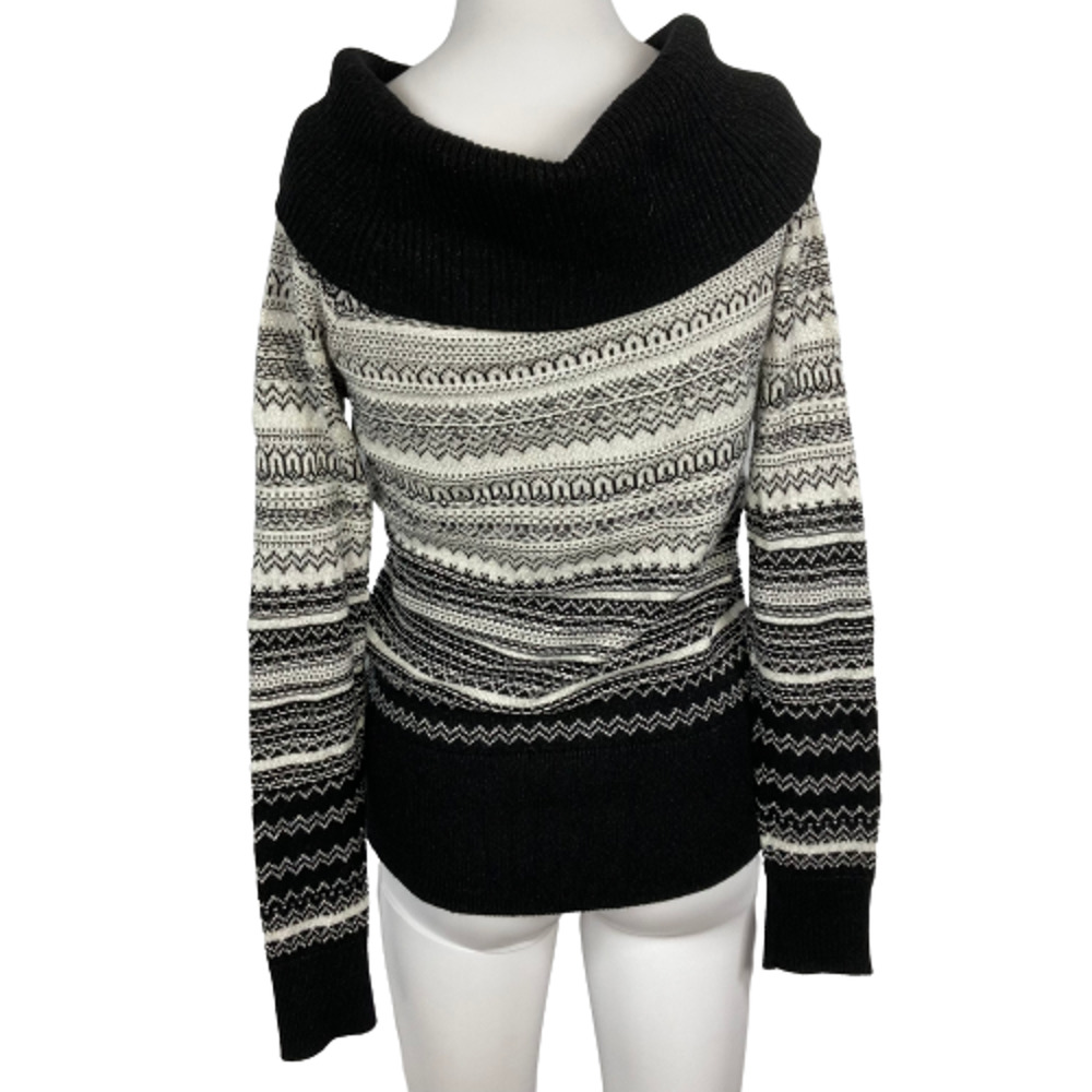 White House Black Market‎ Sweater Womens Sz S Cowl Neck Modal Cotton Wool